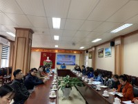 Các đại biểu dự Hội nghị tại LĐLĐ Cao Bằng.