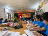 Công đoàn cơ sở Trường Mầm Non-Tiểu học Cải Viên tổ chức  Hội nghị tổng kết công đoàn năm học 2021-2022