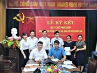 Hội nghị ký kết Quy chế phối hợp thực hiện chính sách, pháp luật Bảo hiểm xã hội, Bảo hiểm y tế giữa Bảo hiểm xã hội và Liên đoàn Lao động huyện Bảo Lâm