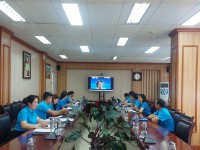 Liên đoàn Lao động tỉnh tham gia tập huấn trực tuyến phần mềm Tài chính công đoàn