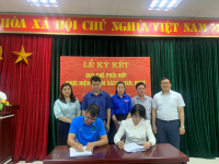 Liên đoàn Lao động - Bảo hiểm xã hội huyện Trùng Khánh  ký kết Quy chế phối hợp thực hiện nhiệm vụ công tác