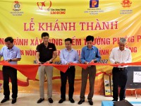 Lễ khánh thành và bàn giao công trình xây dựng điểm trường Phiêng Pán thuộc Trường Mầm non Cần Nông huyện Hà Quảng