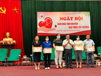 Công nhân, viên chức, lao động huyện Thạch An hưởng ứng ngày hội Hiến máu tình nguyện đợt II năm 2022
