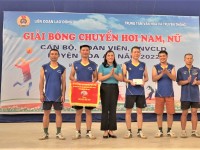 Giải bóng chuyền hơi Chào mừng kỷ niệm 92 năm ngày thành lập Hội LHPN Việt Nam (20/10/1930 – 20/10/2022) và kỷ niệm 40 năm ngày Nhà giáo Việt Nam (20/11/1982 – 20/11/2022)