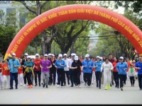 1.500 vận động viên tham gia ngày chạy Olympic vì sức khỏe toàn dân và Giải Việt dã thành phố Cao Bằng năm 2023