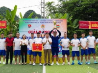 Bế mạc Giải bóng đá huyện Quảng Hòa lần thứ V năm 2023 tranh cúp Agribank