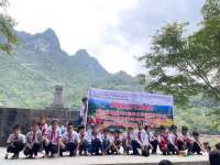 Hoạt động ngoại khóa của thầy và trò Trường Trung học cơ sở xã Bình Dương, huyện Hòa An, tỉnh Cao Bằng