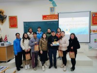 Công đoàn cơ sở Trường Phổ thông dân tộc bán trú - Tiểu học Phan Thanh tổ chức sinh nhật cho đoàn viên công đoàn quý IV.