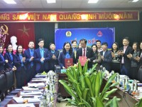 Lễ ký kết Quy chế phối hợp giữa Liên đoàn Lao động tỉnh  và Chi nhánh Ngân hàng Chính sách xã hội tỉnh Cao Bằng