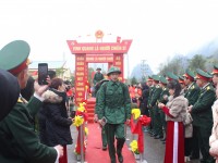 Hội đồng nghĩa vụ quân sự huyện Trùng Khánh tổ chức lễ giao nhận quân năm 2024
