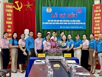 Lễ ký kết Quy chế phối hợp giữa Liên đoàn Lao động huyện với Phòng giao dịch Ngân hàng chính sách xã hội huyện Bảo Lạc