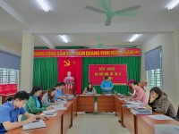 Liên đoàn Lao động huyện Hòa An tổ chức kiểm tra các Công đoàn cơ sở trên địa bàn xã Quang Trung