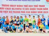 Đoàn viên công đoàn Thành phố  sôi nổi hưởng ứng ngày chạy Olympic vì sức khỏe toàn dân