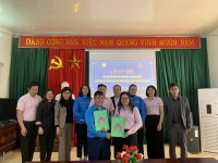 LĐLĐ huyện Trùng Khánh ký kết quy chế phối hợp  với Phòng giao dịch Ngân hàng chính sách xã hội huyện