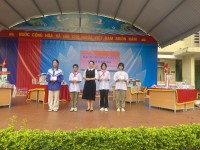 Công đoàn Trường Trung học cơ sở Nước hai phối hợp tổ chức “Ngày Sách và Văn hóa đọc Việt Nam” lần thứ ba