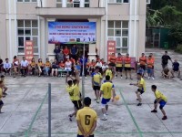 Công đoàn cơ sở phường Duyệt Trung phối hợp tổ chức Giải bóng chuyền thường niên lần thứ II năm 2024 chào mừng kỷ niệm 134 năm Ngày sinh nhật Bác (19/5/1890 - 19/5/2024)
