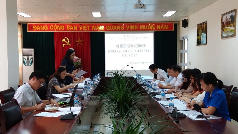 Khối thi đua Mặt trận Tổ quốc và các Tổ chức chính trị - xã hội tỉnh Cao Bằng tổ chức Hội nghị triển khai kế hoạch hoạt động Khối thi đua Quý II và năm 2019