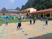 Công đoàn cơ sở Trường học xã Quang Vinh, Trùng Khánh tổ chức Lễ phát động Tháng vệ sinh An toàn lao động và Tháng Công nhân năm 2024