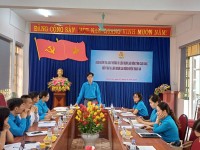 Đoàn Kiểm tra Liên đoàn Lao động tỉnh Cao Bằng làm việc tại Liên đoàn Lao động huyện Thạch An
