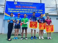 CĐCS Khối UBND huyện Trùng Khánh tổ chức giải Pickleball chào mừng kỷ niệm 79 năm Cách mạng Tháng Tám và Quốc khánh nước CHXHCN Việt Nam