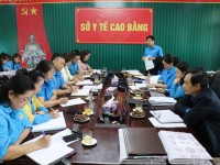 Ban Thường vụ Liên đoàn Lao động tỉnh Cao Bằng giám sát chuyên đề tại Công đoàn ngành Y tế và 2 Công đoàn cơ sở trực thuộc