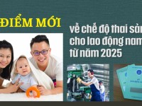 3 điểm mới về chế độ thai sản cho lao động nam từ năm 2025