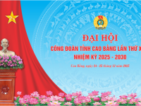 Đại hội Công đoàn tỉnh Cao Bằng lần thứ XVIII diễn ra trong hai ngày 24 - 25/12/2025!