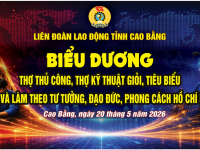 Liên đoàn Lao động tỉnh Cao Bằng tổ chức...