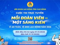 LIÊN ĐOÀN LAO ĐỘNG TỈNH CAO BẰNG PHÁT...