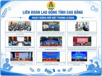 Công đoàn tỉnh Cao Bằng triển khai nhiều...