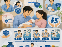 Quyền lợi BHXH của lao động nam khi vợ...