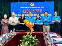 BAN CHẤP HÀNH LIÊN ĐOÀN LAO ĐỘNG TỈNH TỔ CHỨC HỘI NGHỊ LẦN THỨ 4 BẦU CHỨC DANH CHỦ TỊCH LIÊN ĐOÀN LAO ĐỘNG TỈNH KHÓA XVIII, NHIỆM KỲ 2025 - 2030