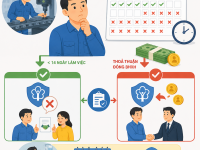 Làm việc dưới 14 ngày trong tháng có phải đóng bảo hiểm xã hội?